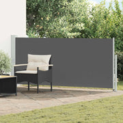 Tenda laterale retrattile Antracite 300 x 120 cm Poliestere 42035289