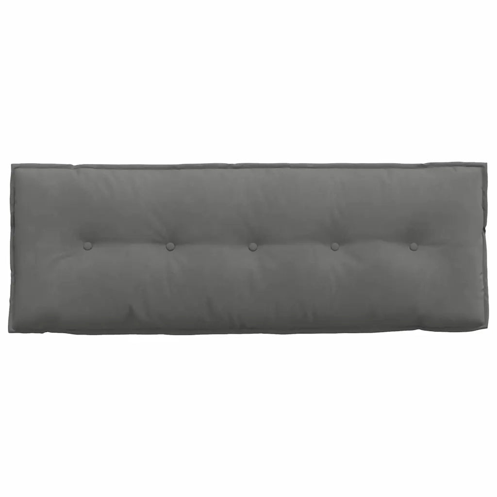 Cuscino per Schiena | Cuscino dorsale Grigio scuro 140 x 50 cm