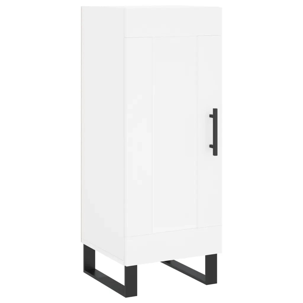 Credenza | Madia | Buffet da pranzo | Armadio da pranzo Bianca 34,5x34x90 cm in Legno Multistrato