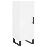 Credenza | Madia | Buffet da pranzo | Armadio da pranzo Bianca 34,5x34x90 cm in Legno Multistrato