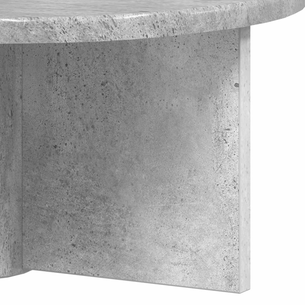 Scaffale da parete A parete Grigio cemento 38 x 19 x 19 cm 891414