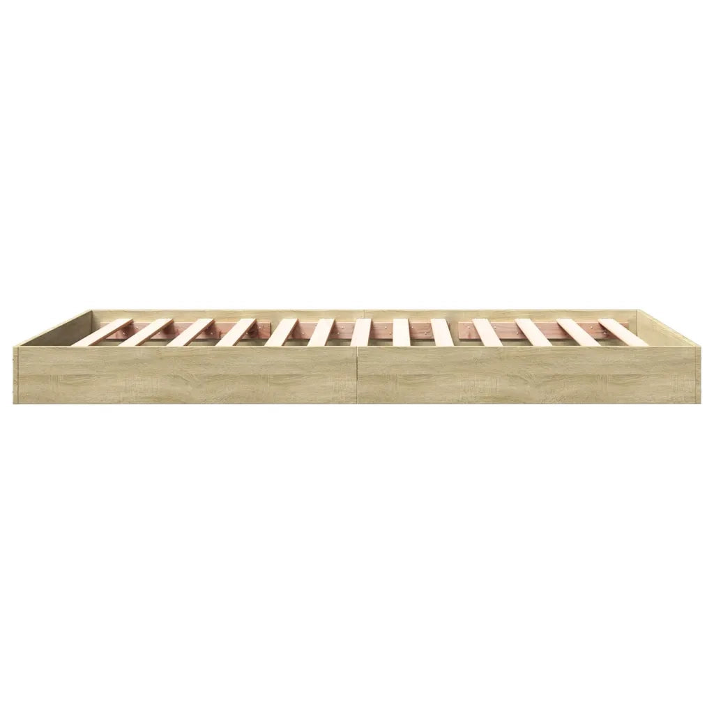 Giroletto senza Materasso Rovere Sonoma 100x200cm in Truciolato 842058