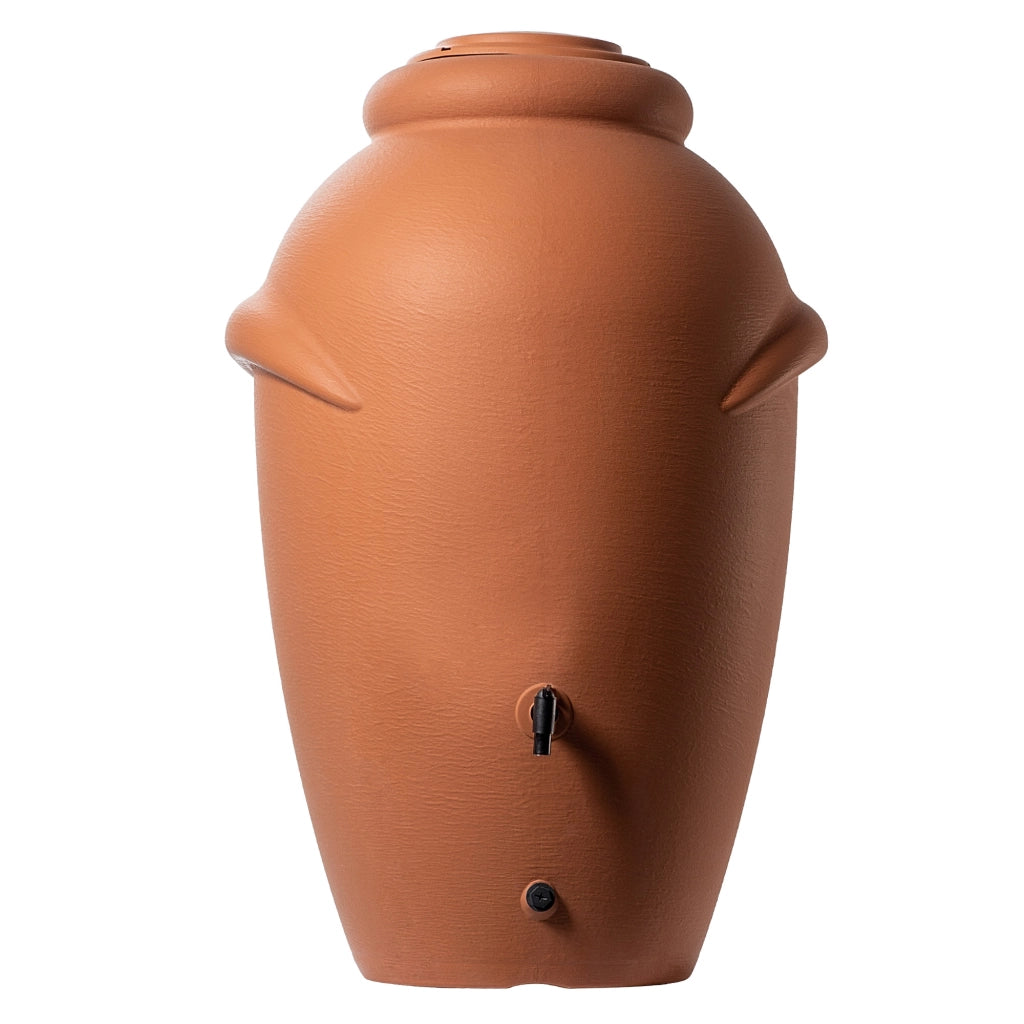 Serbatoio per acqua piovana KADAX da 360 litri + kit di collegamento al rubinetto e supporto