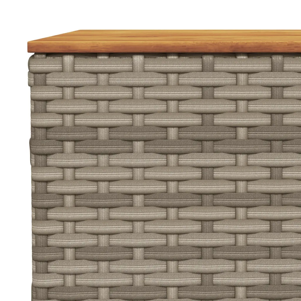 Set Divani da Giardino 11 pz con Cuscini in Polyrattan Grigio 3262056