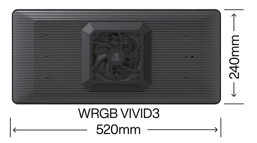 Chihiros WRGB Vivid III - plafoniera 180w con controllo via App per acquari piantumati