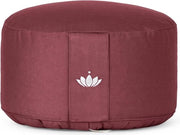 Cuscino di meditazione Lotus, alto extra (20 cm), rivestimento di cotone (KBA), certificato GOTS