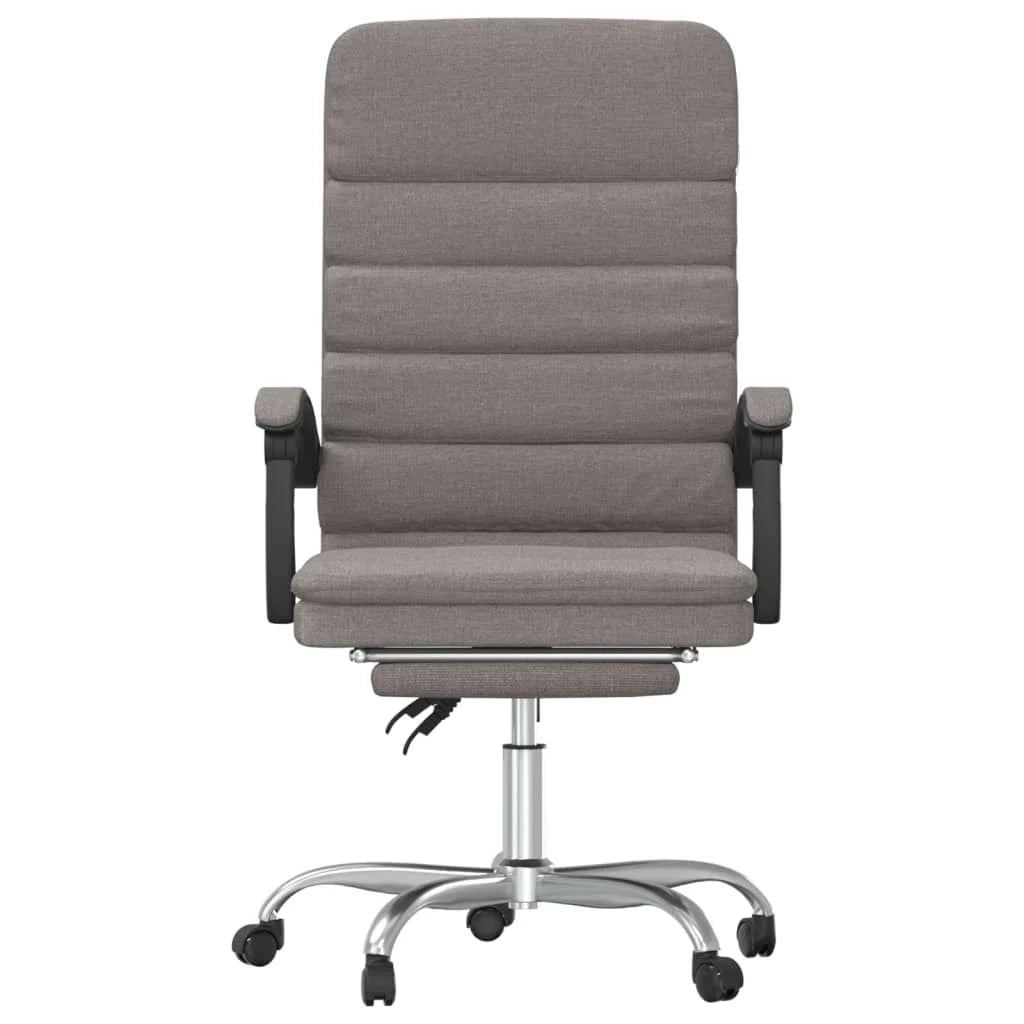 Poltrona reclinabile da ufficio per massaggio per uso al computer studio tessuto color tortora 02_0025422
