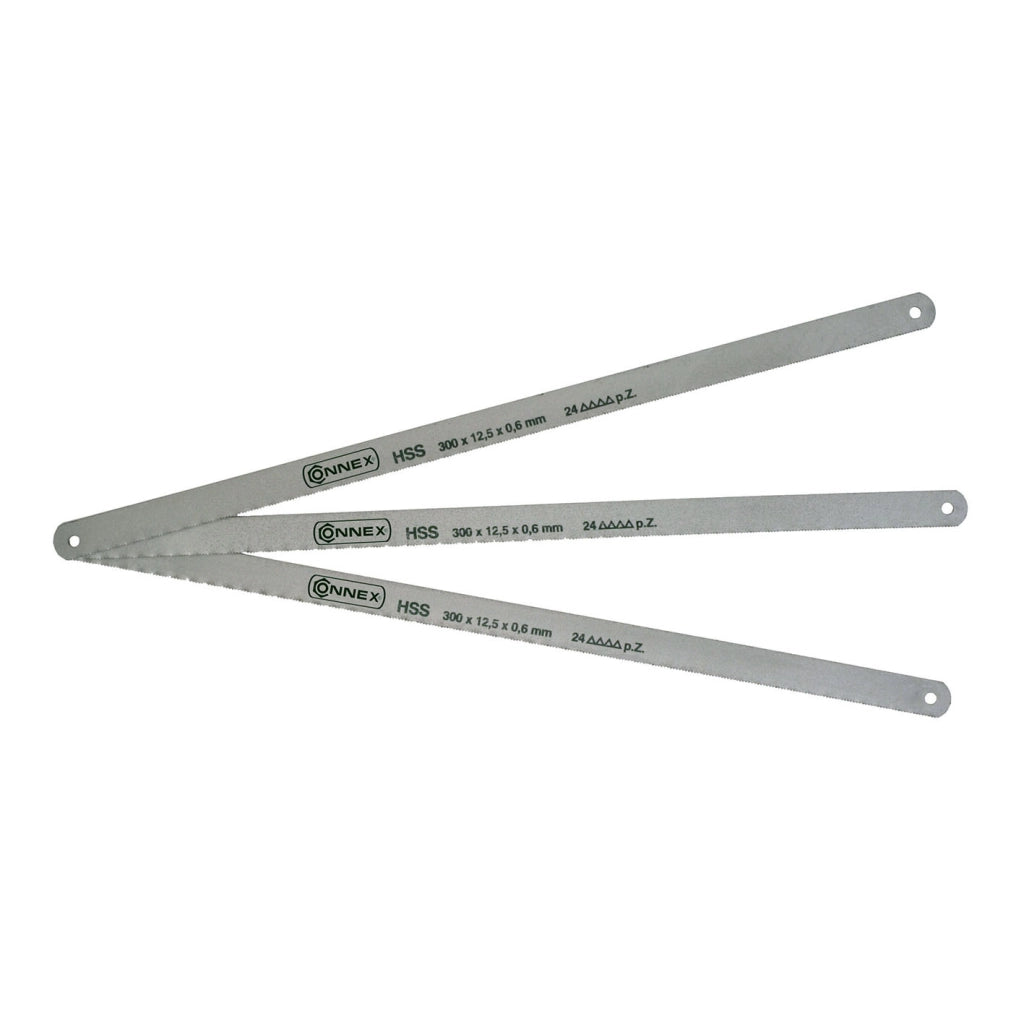 Lame di Ricambio HSS per Sega Seghetto 300 mm 3 Pz Masidef
