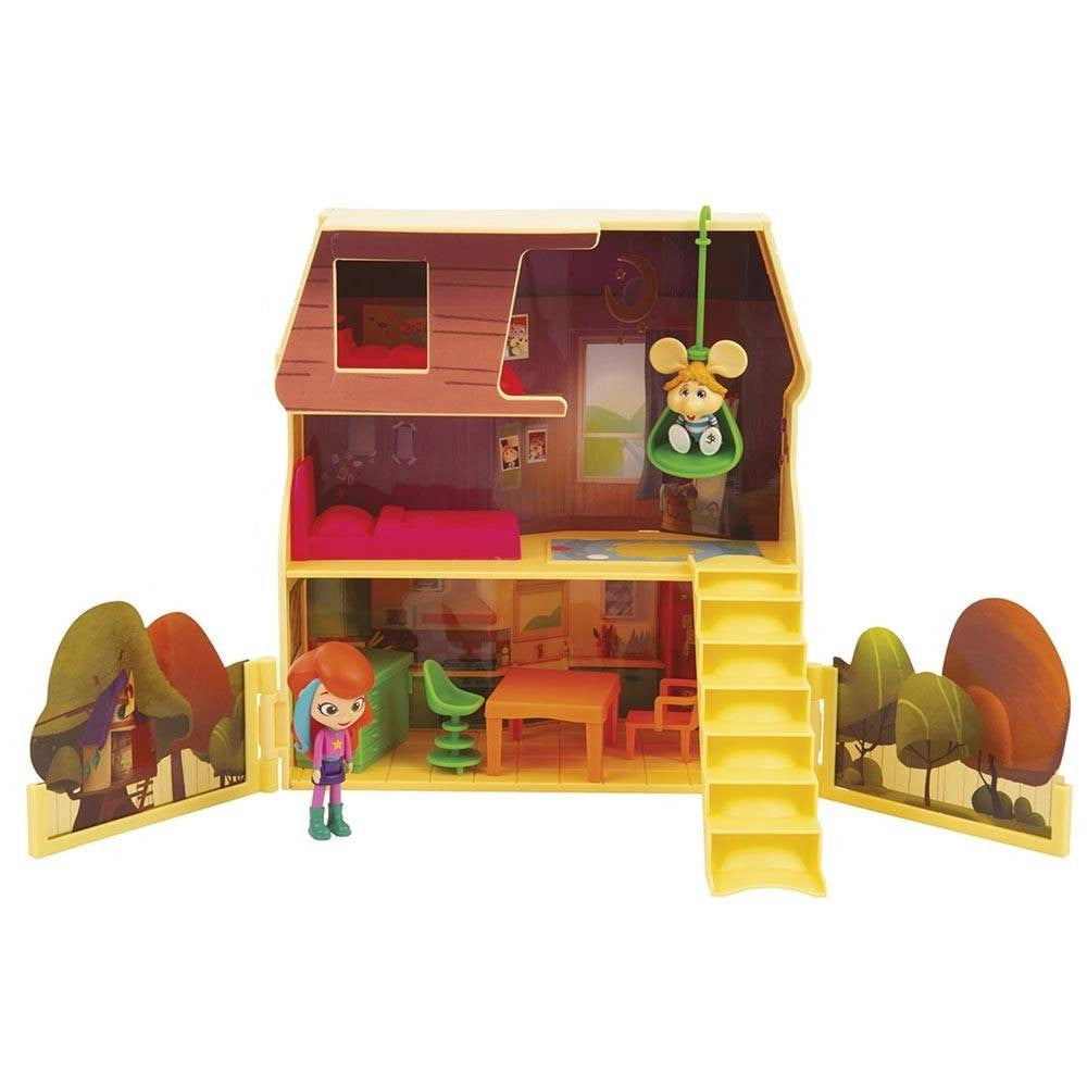 Trade Shop - Casa Di Topo Gigio Giocattolo Bambini Con 2 Personaggi E Accessori Gioco -
