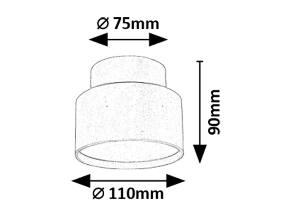 Plafoniera Rabalux Ovidia bianca tonda Ø11 LED 16W 3000K