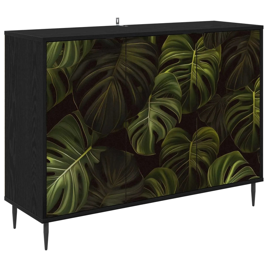 Credenza ELBURG Rovere Nero 102 x 33 x 76 cm 8006973