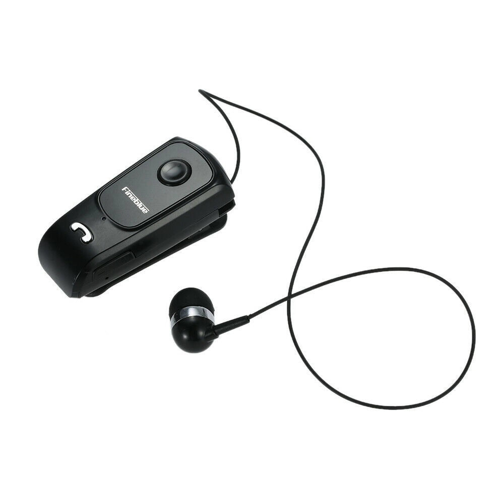 Trade Shop - Auricolare Con Cuffia Retrattile Retraibile Clip Fineblue F920 Per Smartphone -