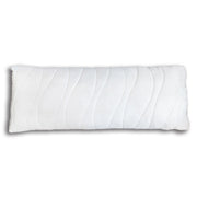 Cuscino lungo da circa 110cm per letto piazza e mezza in fiocco di memory - Comprarredo