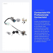 Kit di Contattazione Professionale per GY6/Scooter/Bromfiets - Materiale ABS Robusto - Impermeabile/Shock-Resistente - Scheda di Velocità LED - Facile da Installare - Chiave di Accensione della Motocicletta