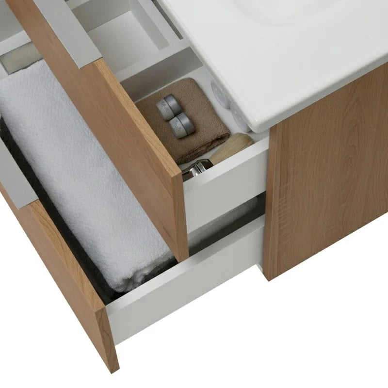 MOBILE BAGNO RIALTO 100X46XH53CM ROVERE