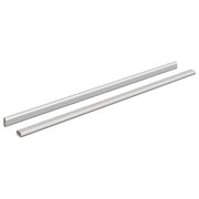 Asta per armadio 2 pz Argento 764 x 15 x 29 mm CFW4744206