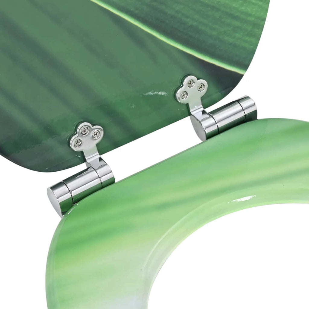 Sedile per toilette con chiusura morbida Goccia verde 42027187