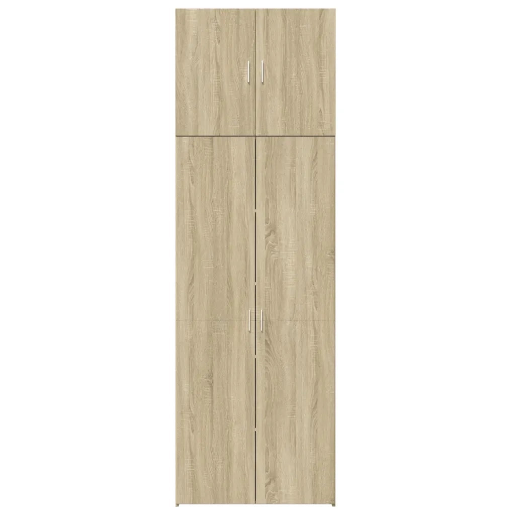 vidaXL Credenza Rovere Sonoma 80x42,5x249 cm in Legno Multistrato