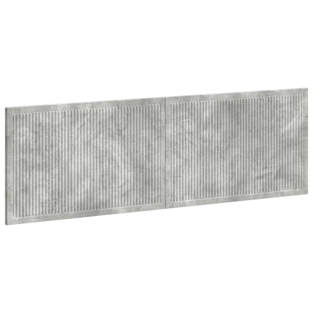 Testiera da Muro EDE Grigio Cemento Legno ingegnerizzato 896068