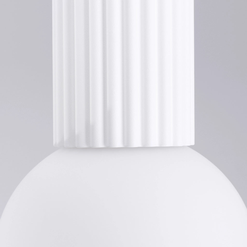 Spot soffitto Pure Lume SFERA bianco sfera vetro IP44 G9 8W