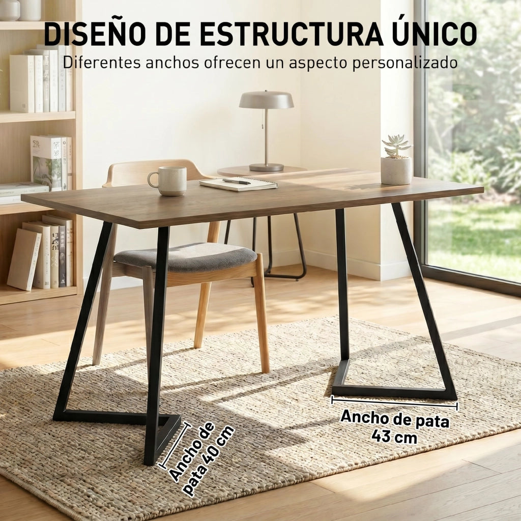 Gambe per Tavolo ¨C Xylo ¨C Metallo Nero Industriale 43x3x72 cm