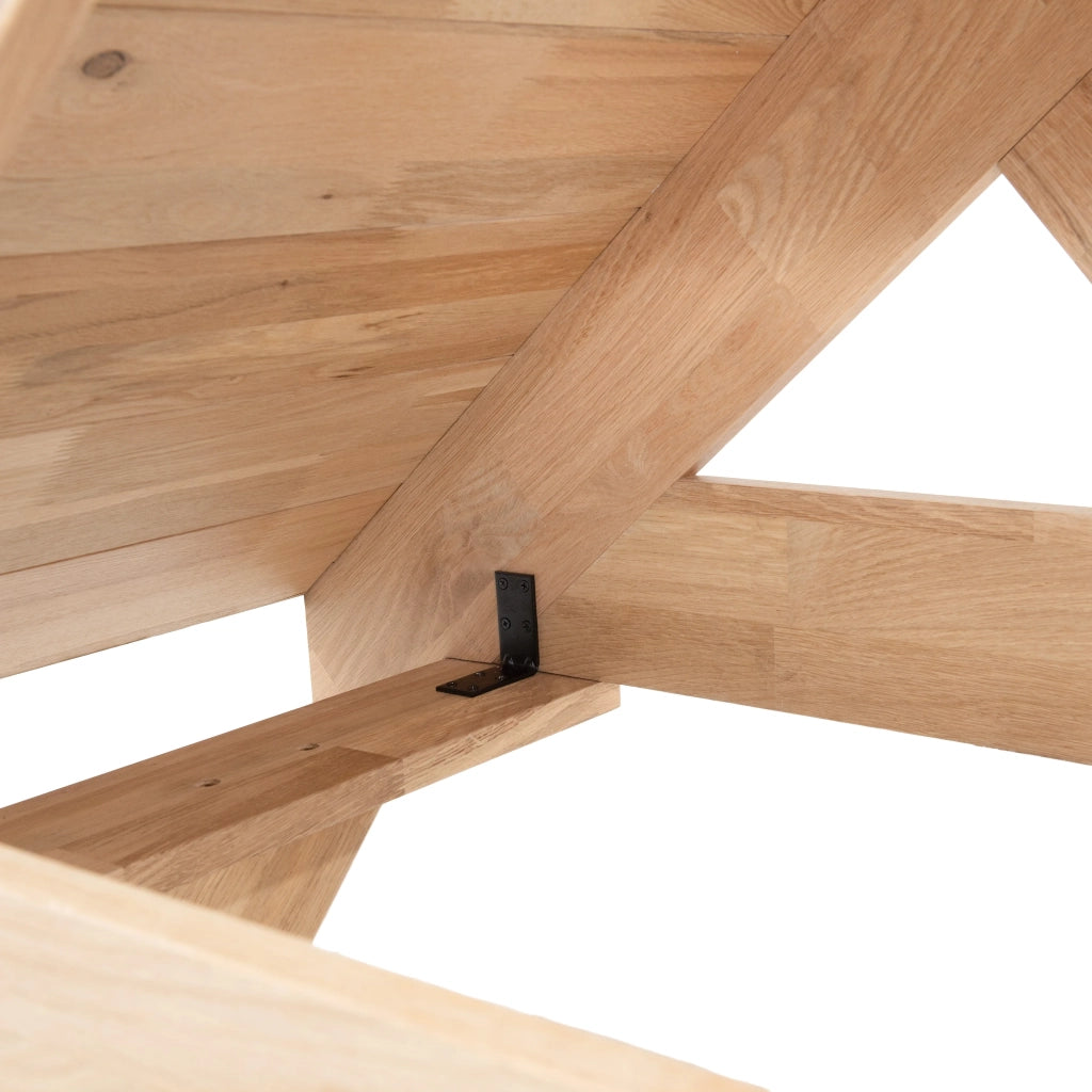 Tettoia Portico Rovere Massello 1250 mm Luce Interna Luci Parete