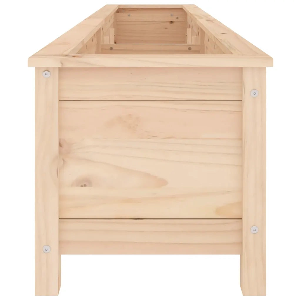 Fioriera Rialzata da Giardino 199,5x40x39cm Legno Massello Pino 825268