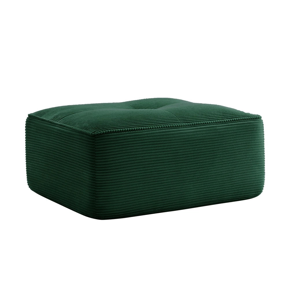 Pouf Cordelia ¨C Minimal ¨C verde velluto