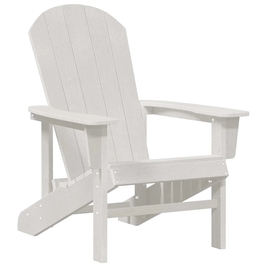 Sedia da Giardino | Sedia Adirondack Bianco 82 x 74 x 92 cm HDPE