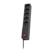 Prolunga LESTAR 1966006332 da 1,5 m con presa 230 V AC per interni, nera