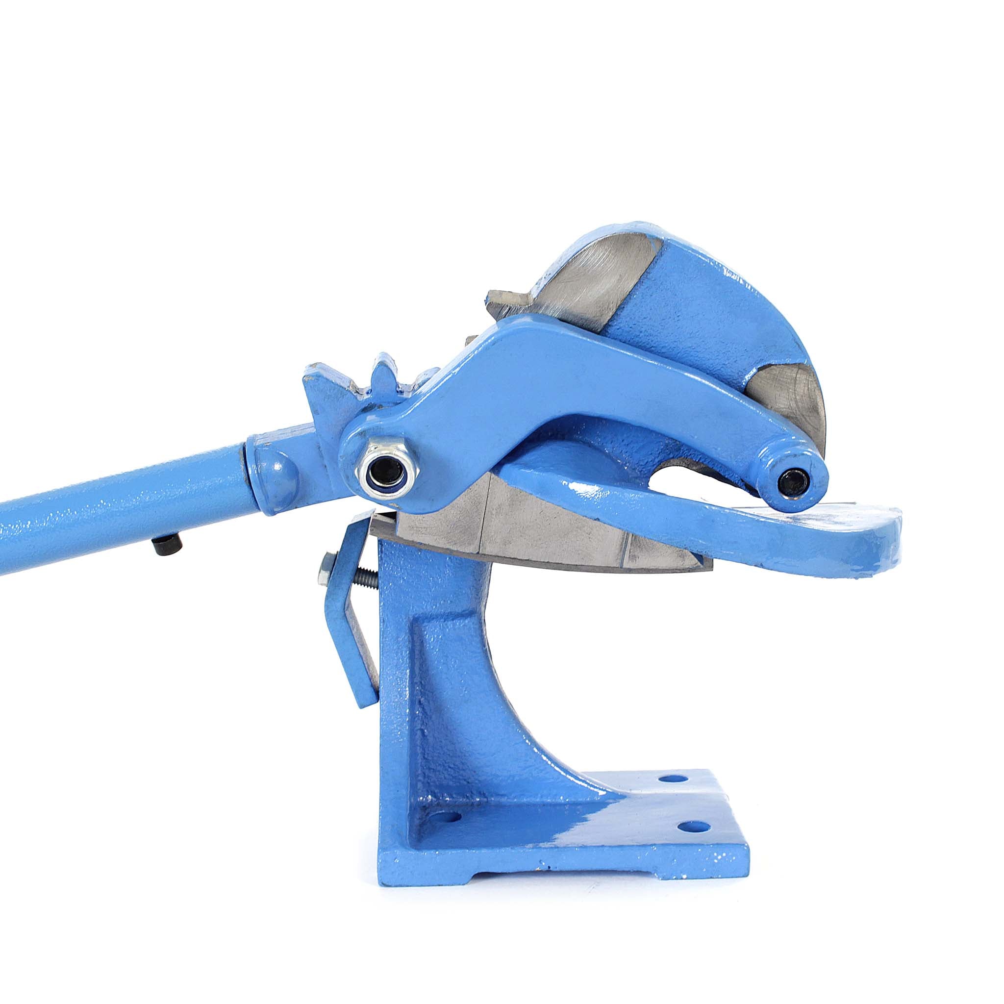 Cesoia a leva con lama curva 100 mm per lamiere tagli dritti e rotondi Cesoia a ghigliottina