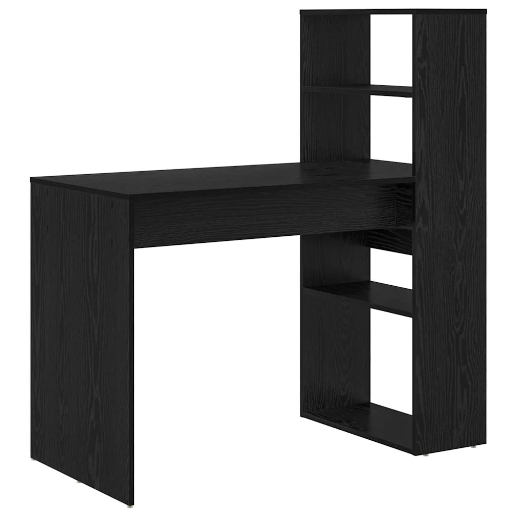 Scrivania Rovere Nero 113 x 54 x 120 cm Legno multistrato 869275