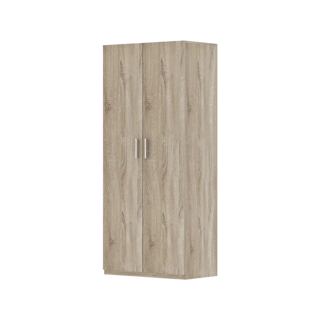 Armadio a 2 ante TOM – Rovere Sonoma – Larghezza 80 cm