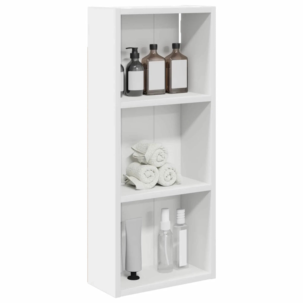 Armadio da bagno a muro con lo scaffale Bianco 30 x 14 x 70 cm 889327