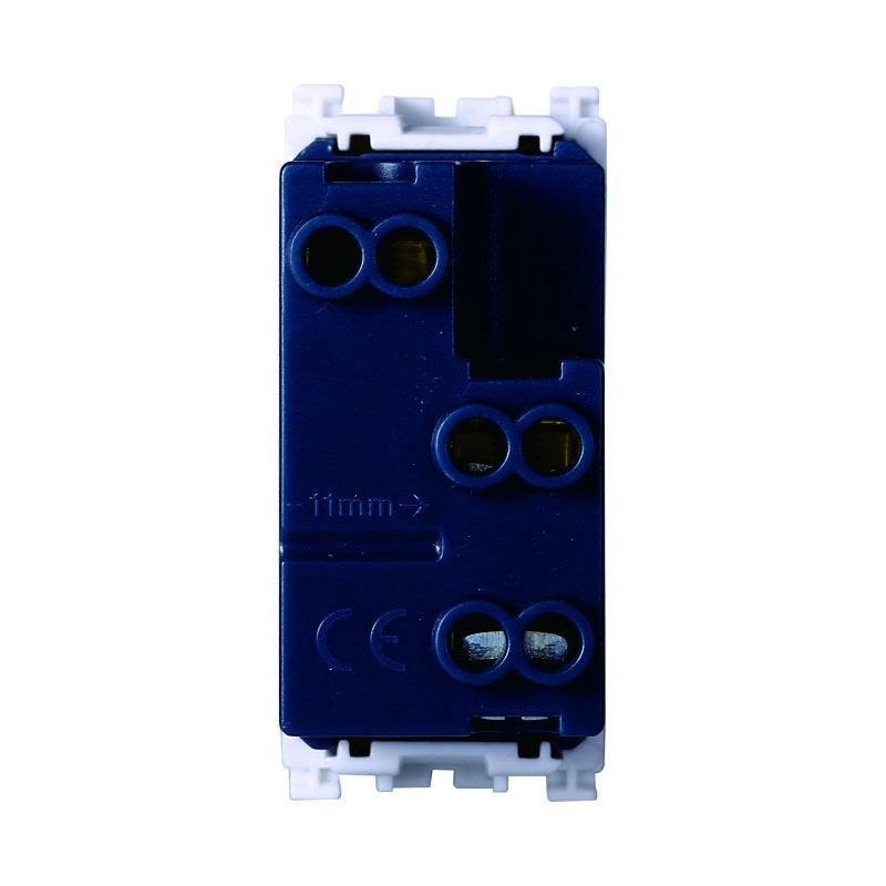 Presa Bipasso Bivalente 2P+T 10/16A Colore Bianco Compatibile Con Vimar Arke