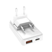 Caricabatterie sbs tetrganusbtcfold65w flexi wall charger 65w white