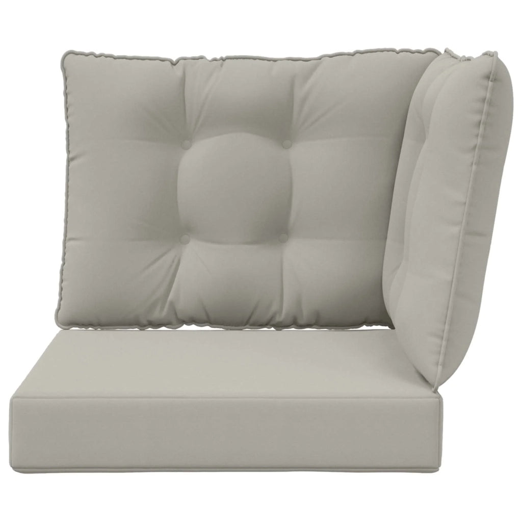 Cuscino per divano da esterno 3 pcs Grigio Poliestere 900796