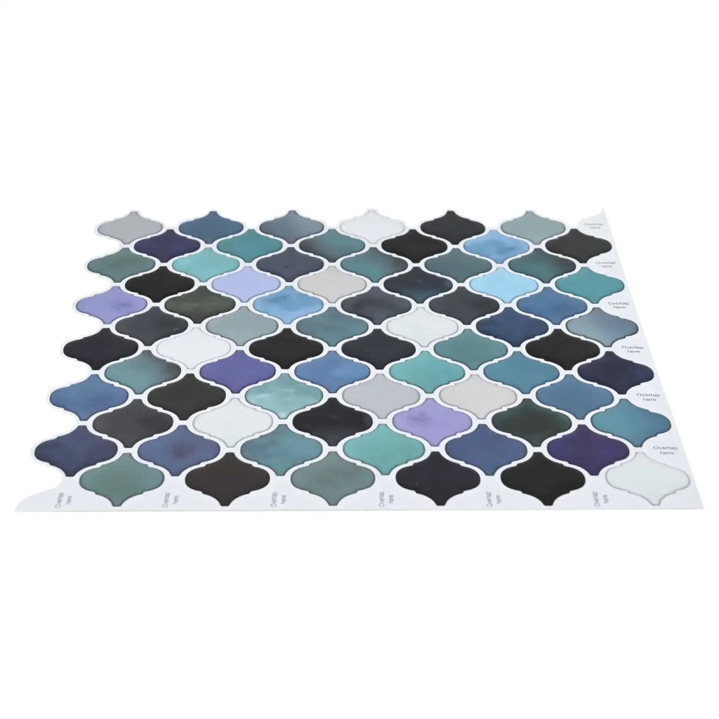 Piastrella Lanturn 50 pz Blu Verde 27 x 27 cm CFW8332836
