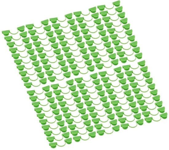 Clips per tunnel di piante 100 pezzi - Plastica duratura - Viti per telaio di arco per orto - Reti per orto - Ombrelli per orto - affidabili in calore - clips per orto