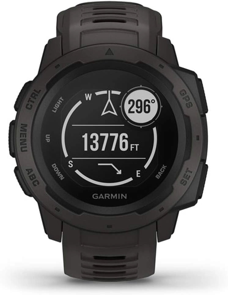 Instinct Graphite Sportwatch GPS, Grigio, Regular