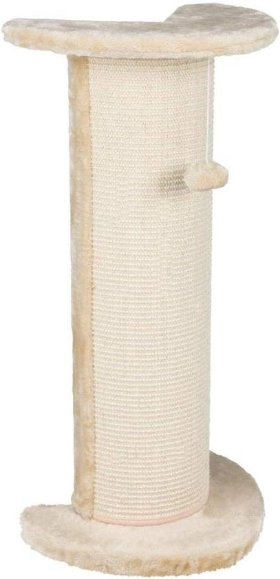 Colonna Lorca 75 cm beige/natura con disegno a reticolo