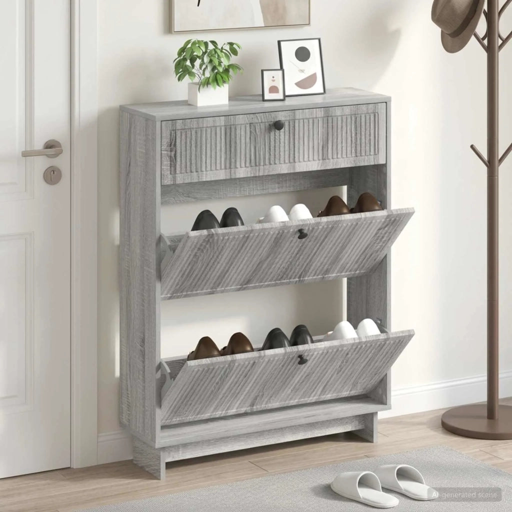 Mobile per scarpe EDE 78 x 24 x 103 cm Legno ingegnerizzato 896001