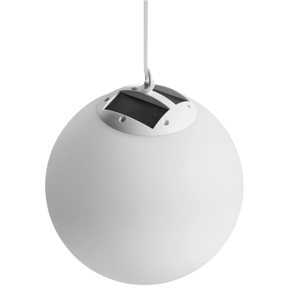 Lampada a sospensione LED solare da esterno bianca con telecomando per patio e terrazza in stile moderno