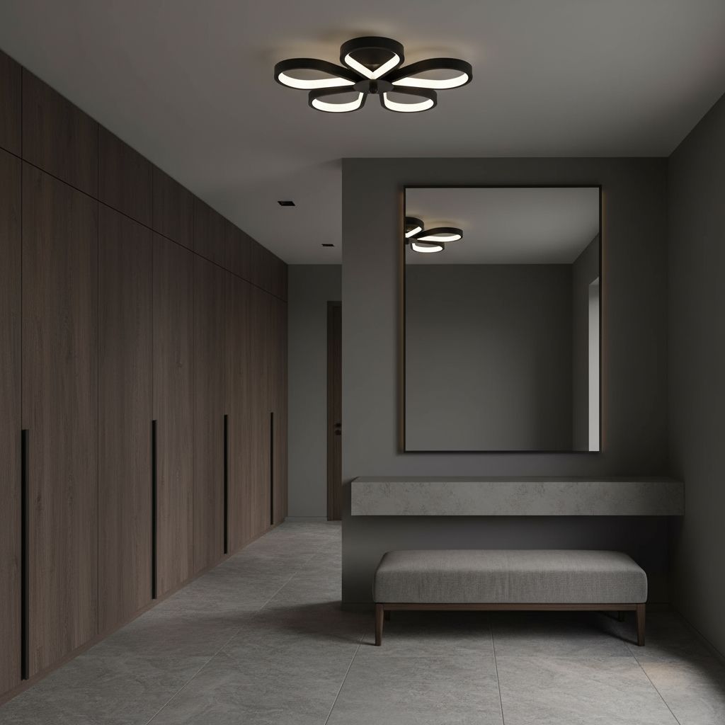 Lampada Da Soffitto Lhj075-c Black/white Led