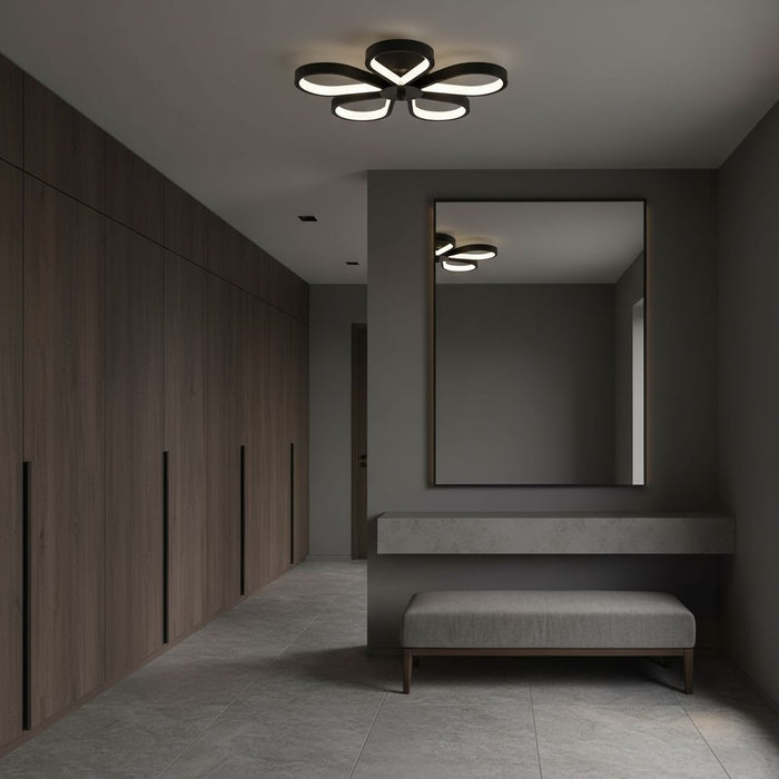 Lampada Da Soffitto Lhj075-c Black/white Led