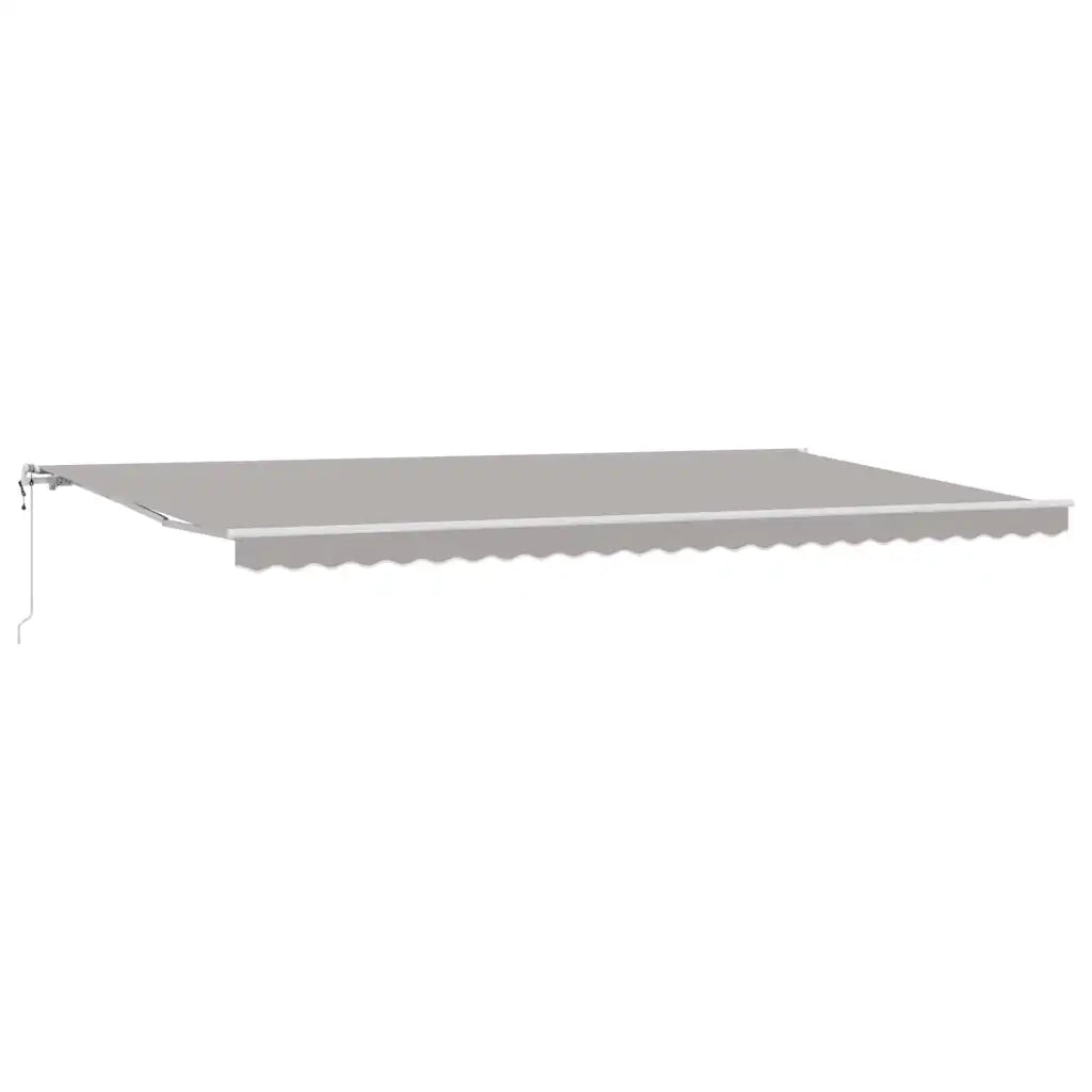 Tettuccio Elettrico Retrattile Grigio chiaro 600 × 350 cm 3331767
