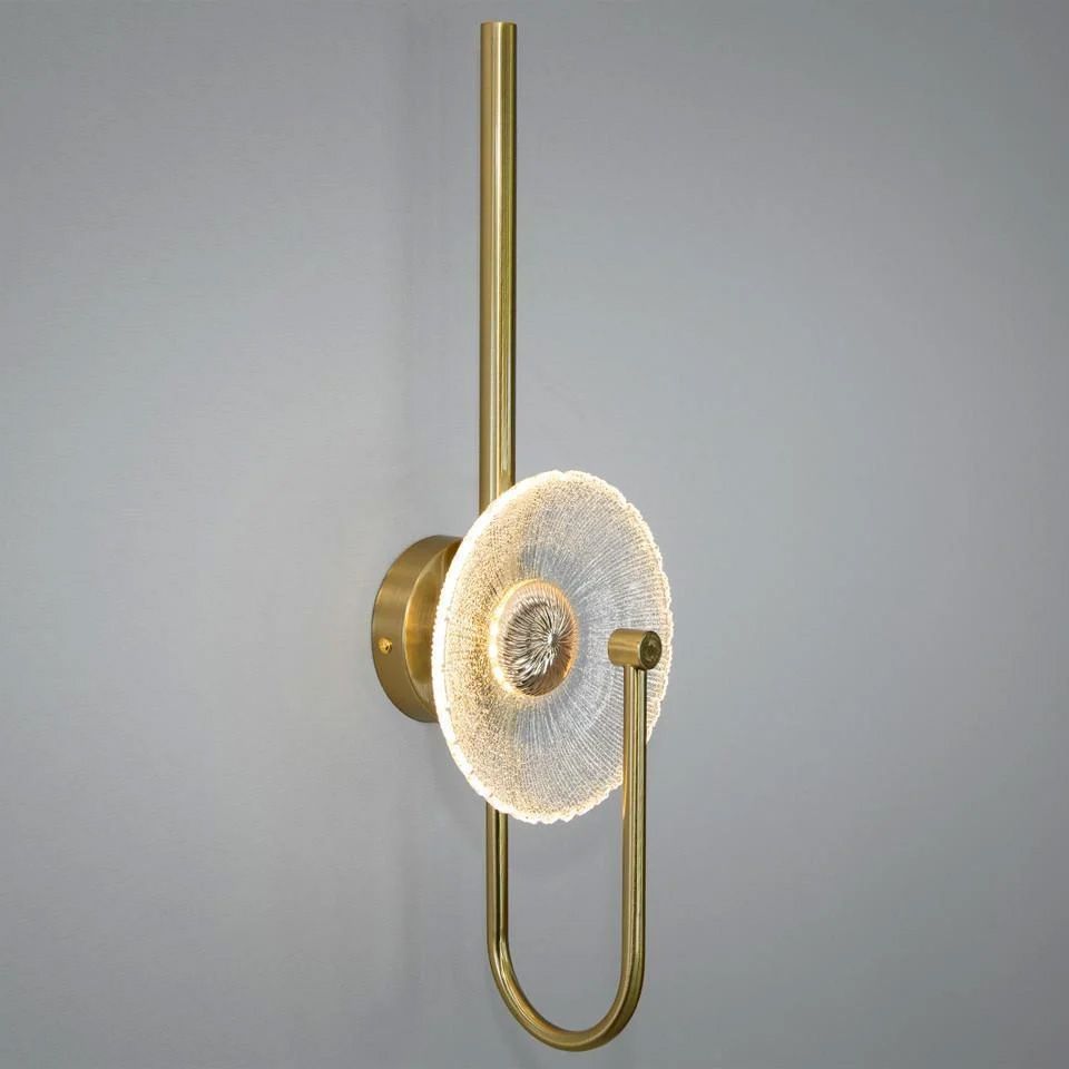 Applique Da Parete Led Lhj072-w Brush Gold