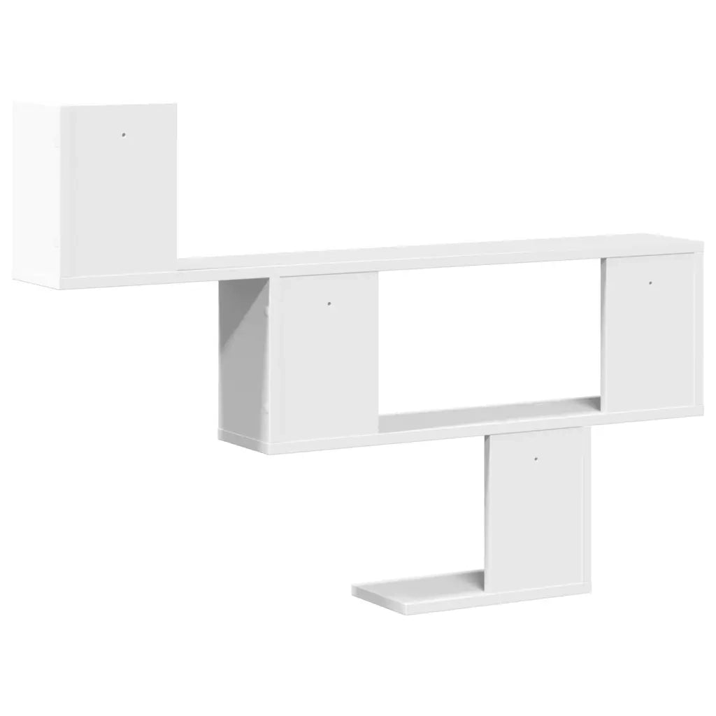 Scaffale a Parete Bianco 100x15x70 cm in Legno Multistrato 853191