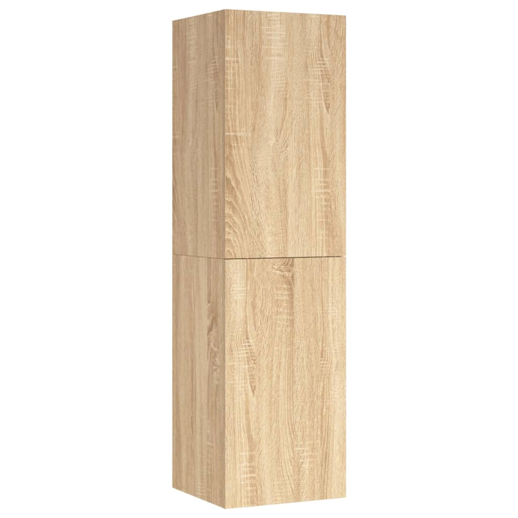 Mobile TV multimediale mensola TV credenza TV sala da pranzo soggiorno camera da letto rovere Sonoma 30,5 x 30 x 110 cm legno ingegnerizzato marrone 02_0027522