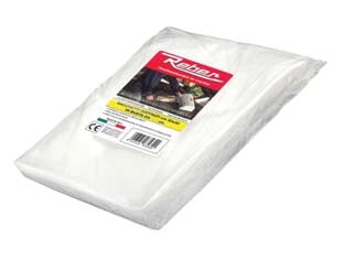 BUSTE SOTTOVUOTO PER ALIMENTI GOFFRATE- - cm.15x30 conf.in busta da pz.50 - 4 busta REBER